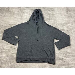 Ocean Drive Hoodie Women L Gray Pullover T 8678 Heathered Lightweight Stretch
